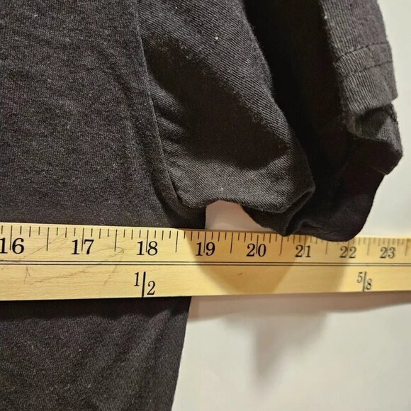 Prince Purple Rain Short Sleeve Graphic T-Shirt Spellout Logo Black Unisex M - Picture 4 of 5